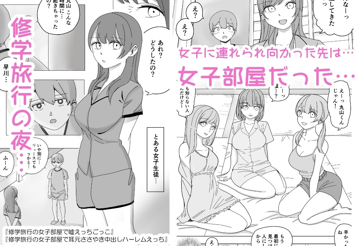 【総集編】ハーレムえっち修学旅行|こんがりオーブン 【総集編】ハーレムえっち修学旅行|こんがりオーブン
