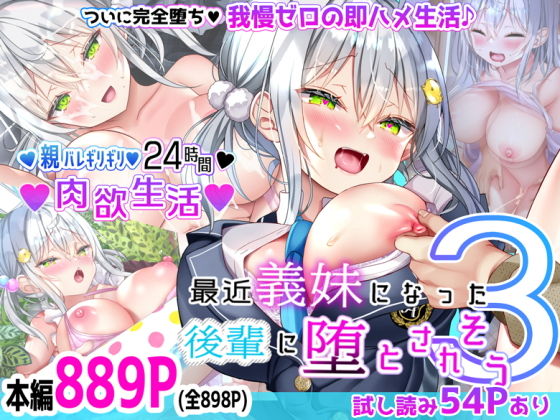 最近義妹になった後輩に堕とされそう3|なえぷち 最近義妹になった後輩に堕とされそう3|なえぷち