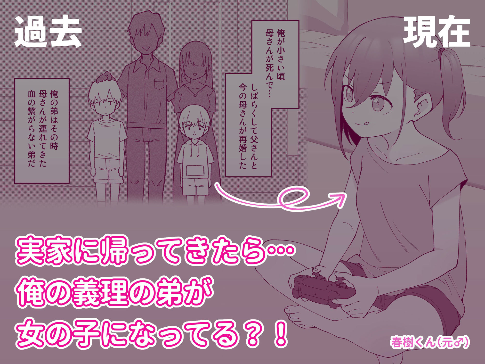 兄貴の彼女になる女の子になっちゃった弟 総集編完全版｜ツキギ