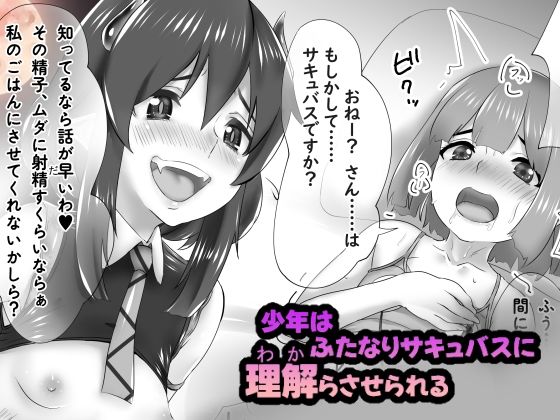 少年はふたなりサキュバスに理解らさせられる｜美遊穂堂