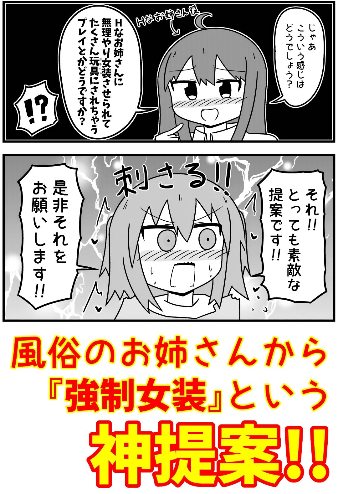 童貞が風俗に行って無理やり女装させられるイメージプレイをする話 まとめ本Vol.5｜もぎ