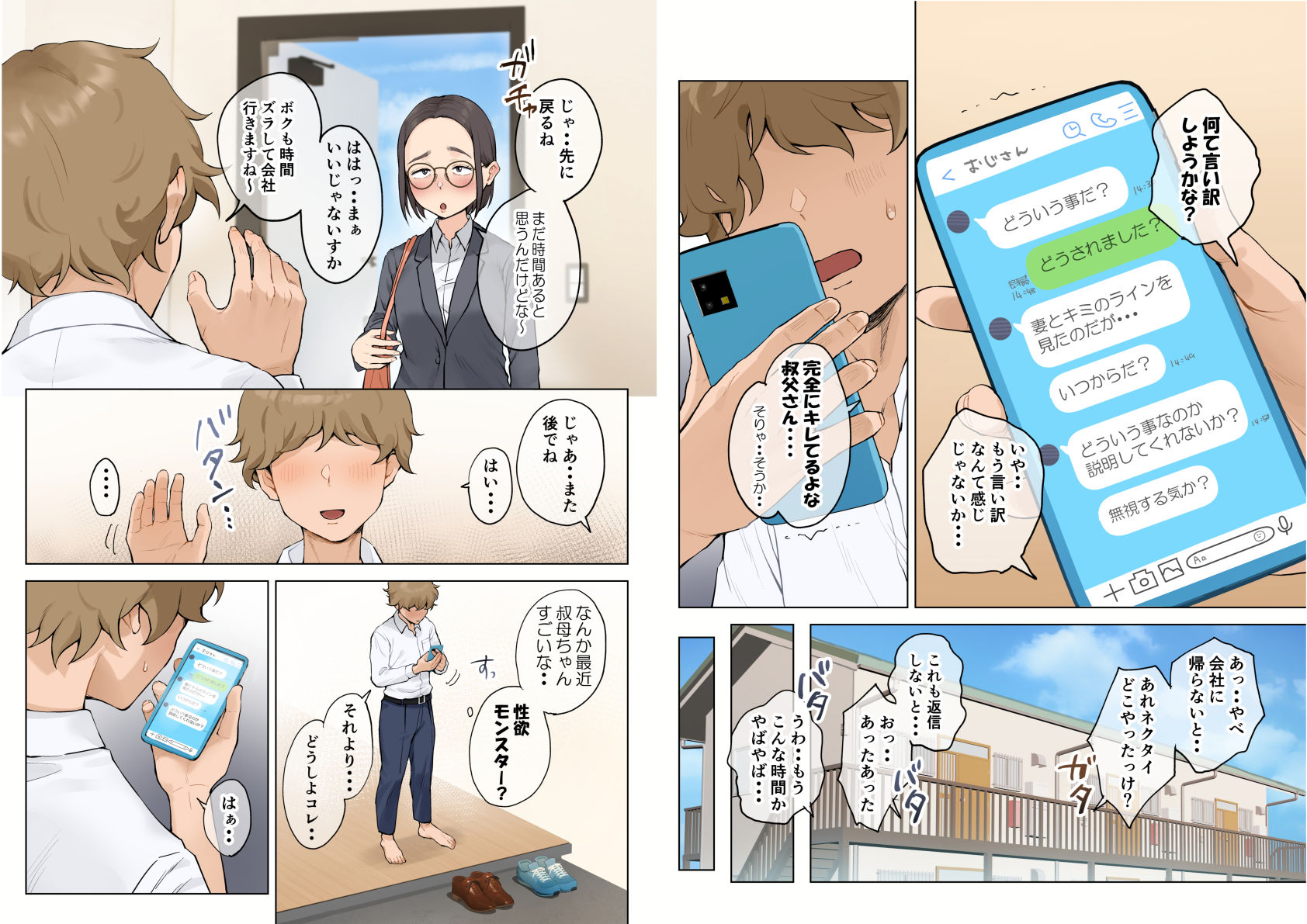 熟女の叔母さんにカワイイを連呼しちゃうヤバい甥っ子の話2.5｜藤崎チロ
