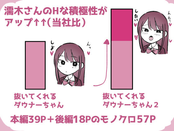抜いてくれるダウナーちゃん テスト明けのエッチが最高すぎた編｜根黒