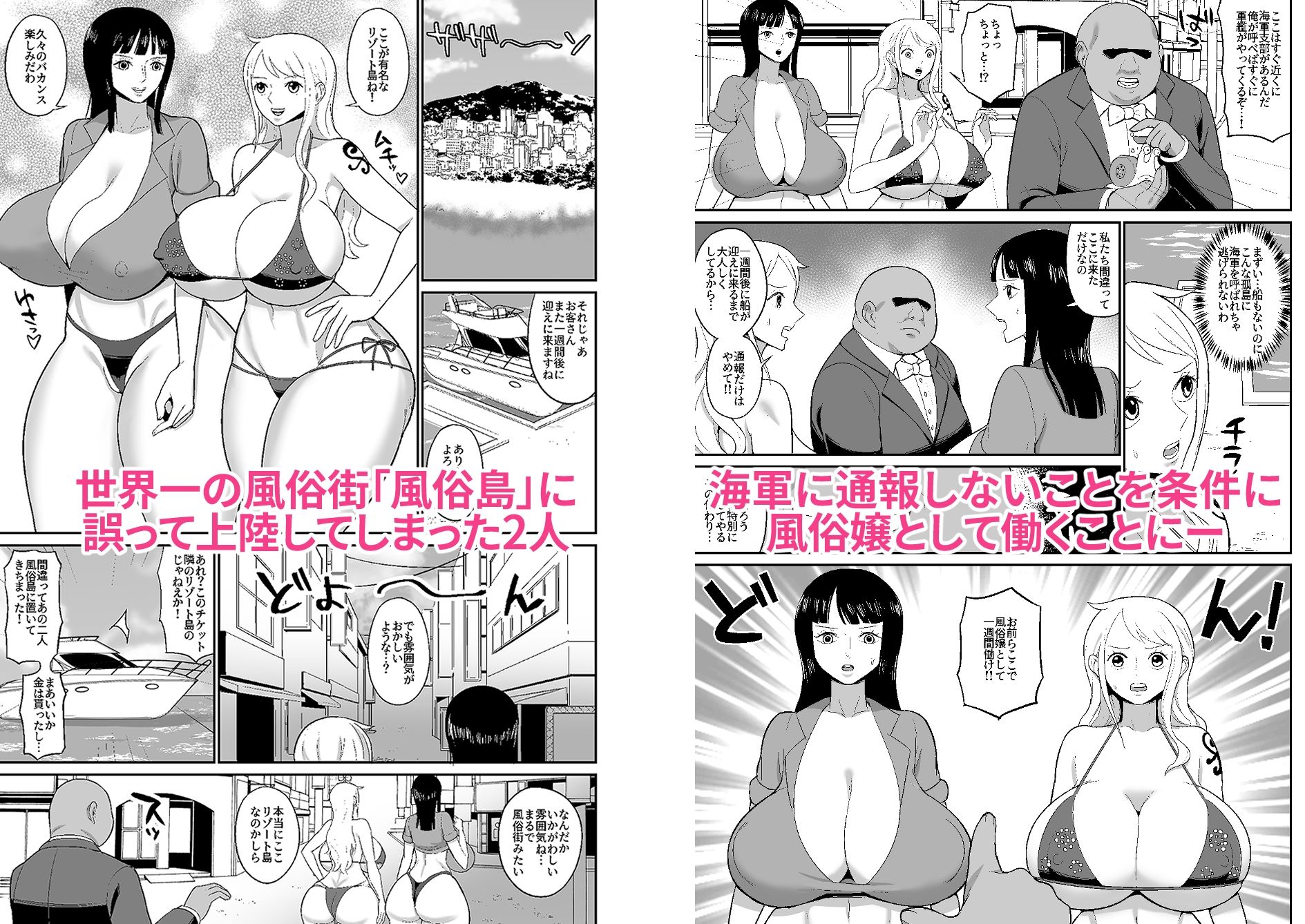 一億ベリー稼ぐまで出られない風俗島｜ハミルタン