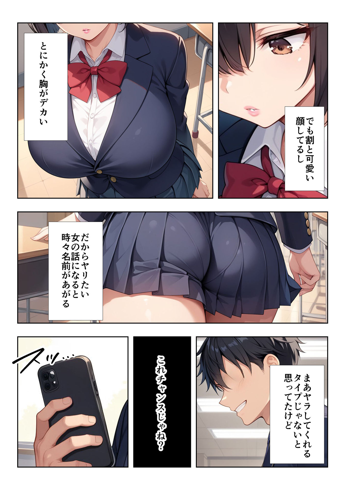 地味巨乳ちゃんの秘密の趣味｜ココナッツパンチ