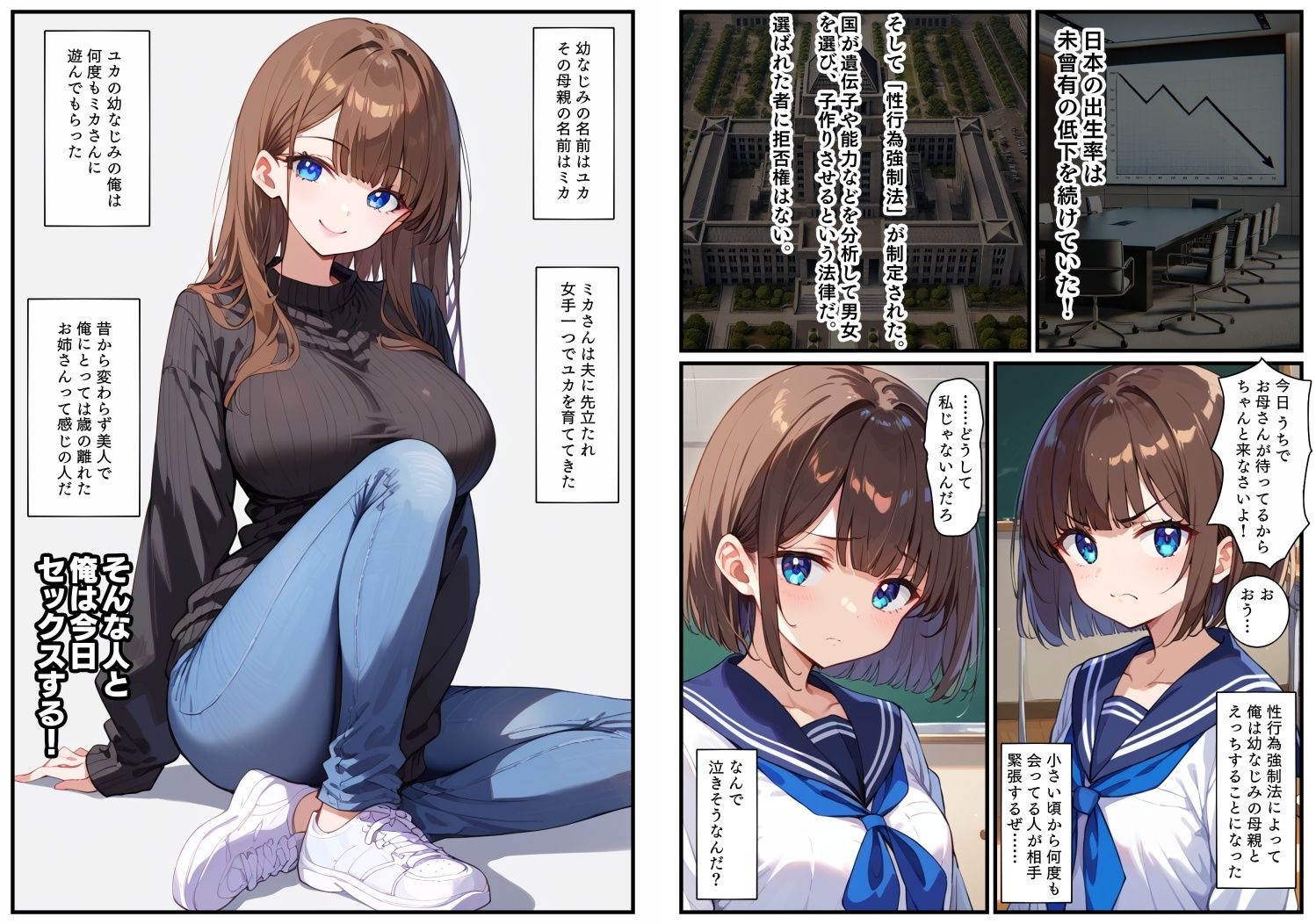 女友達のママと子作りえっち｜エロ漫画専門店・南国ピンク