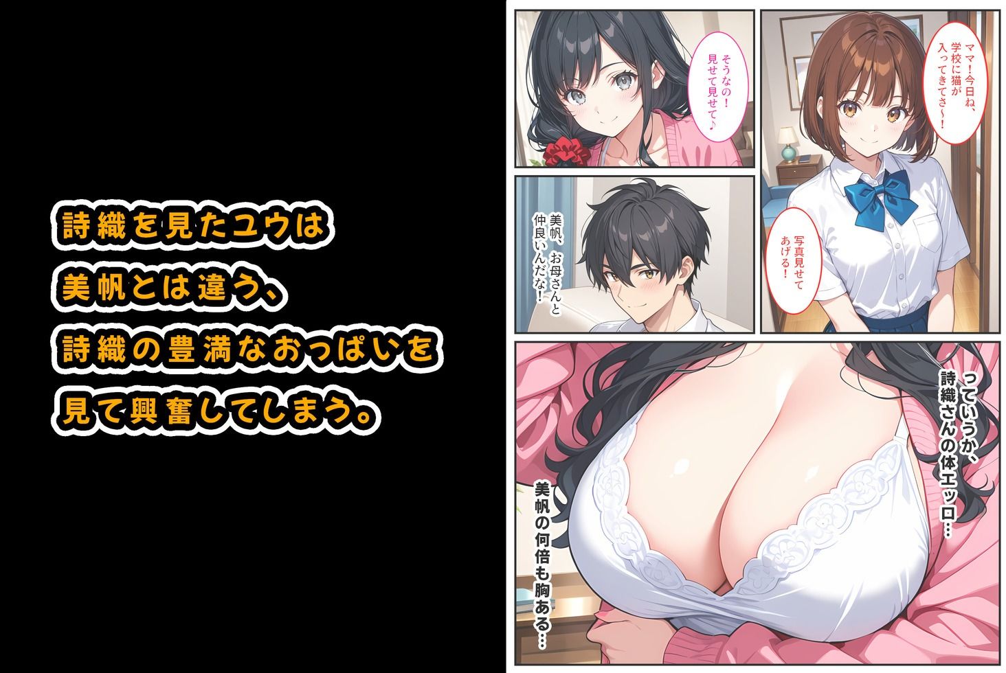 爆乳人妻が娘の彼氏に迫られて中出しセックスしちゃいました！｜StudioSR（妹･人妻･巨乳推し）