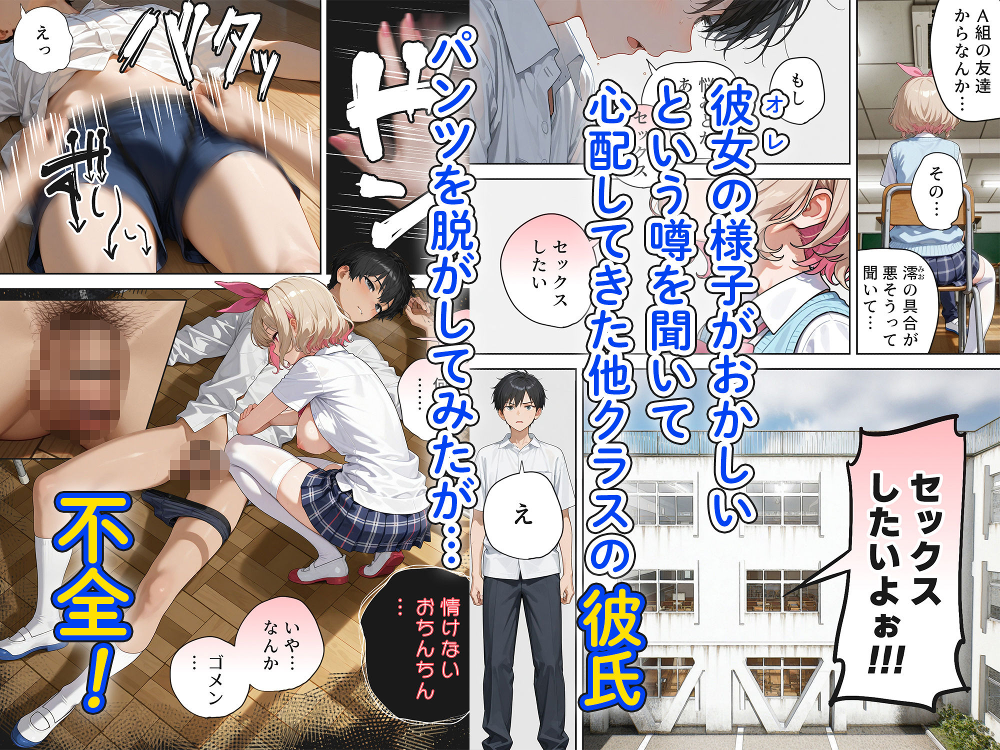 キモおじ⇔JK入れ替わり【2】クラスの男子誰の赤ちゃん孕むかな?|筋肉AI キモおじ⇔JK入れ替わり【2】クラスの男子誰の赤ちゃん孕むかな?|筋肉AI