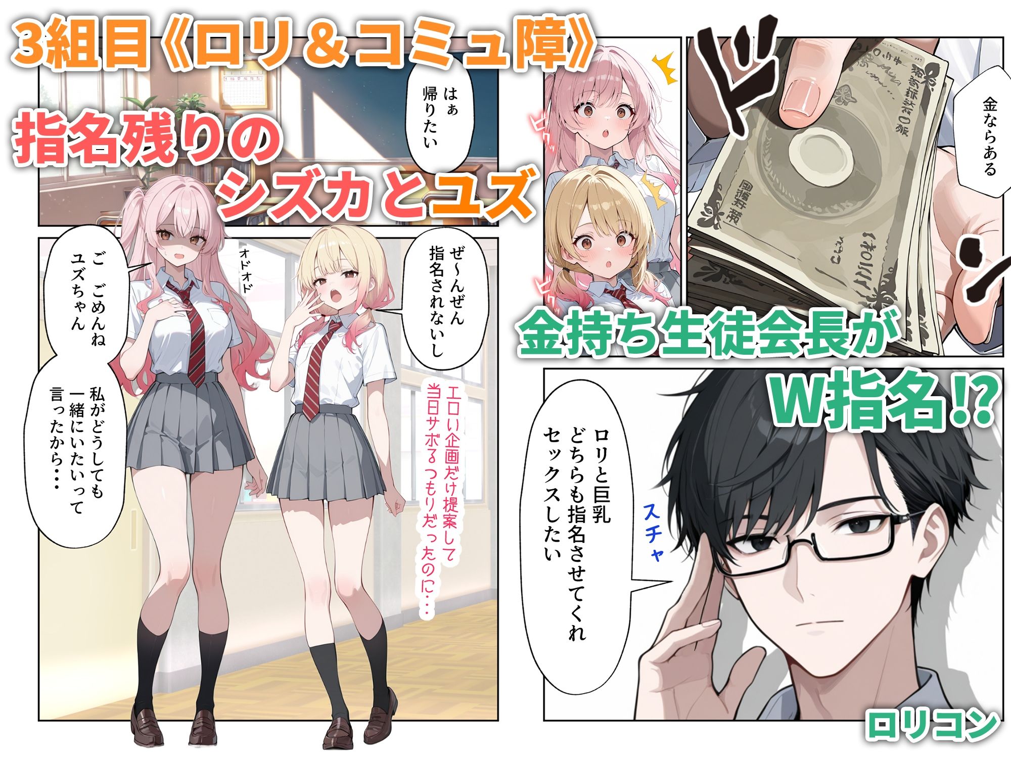 文化祭えっち JKの個室マッサージ喫茶で裏オプ甘々SEX（はーと）｜だぶるクリっく