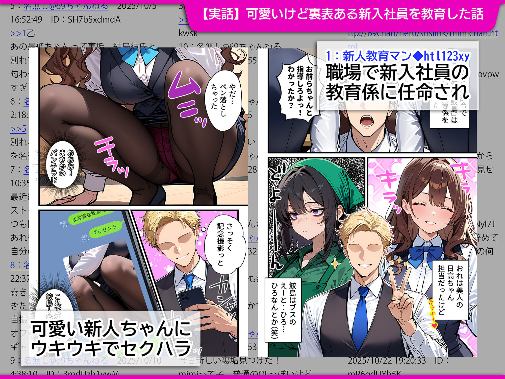 地味でブスだと思ってた新人清掃員の裏垢特定 粘着SEXで彼氏と別れさせた物語 裏ルート|69ちゃんねる 地味でブスだと思ってた新人清掃員の裏垢特定 粘着SEXで彼氏と別れさせた物語 裏ルート|69ちゃんねる