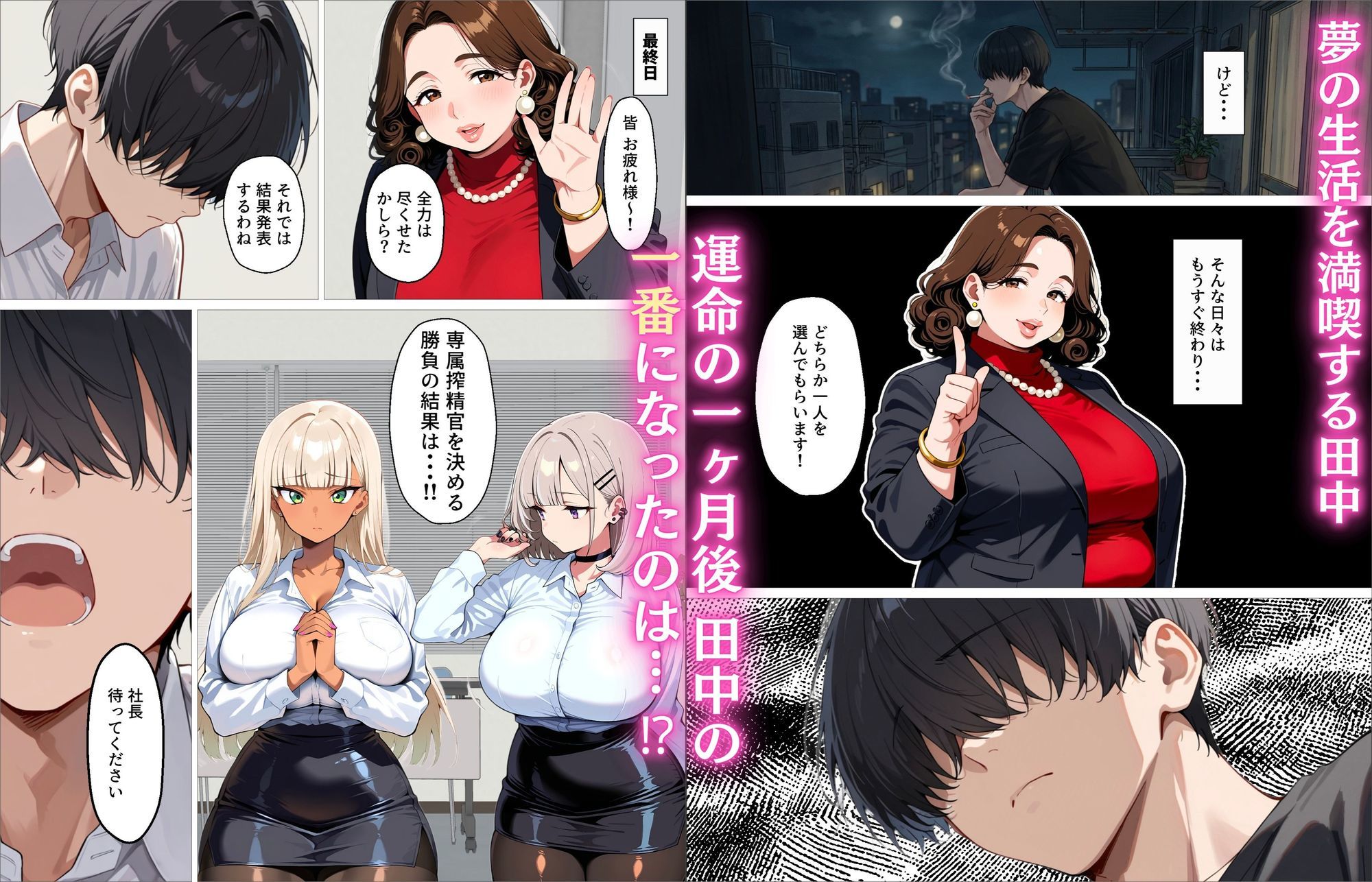 新卒の黒ギャルとダウナーギャルが「2人で」搾精してくれる話|okita 新卒の黒ギャルとダウナーギャルが「2人で」搾精してくれる話|okita